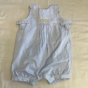 Jacadi Paris - NWOT - Light Blue Baby Romper
